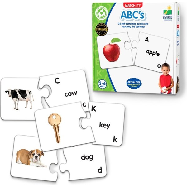 Learning Journey Match It! ABCs Kids/Child Educational Fun Puzzle Toy 3-6y