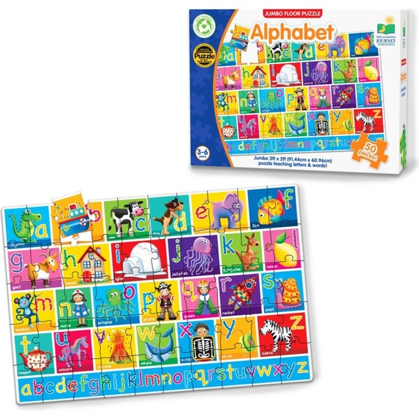 Learning Journey Jumbo Floor Kids/Child Educational Puzzles Alphabet Toy 3-6y