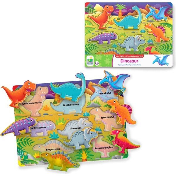 Learning Journey My First Lift & Learn Dinosaurs Kids Fun Learning Toy 2-5y