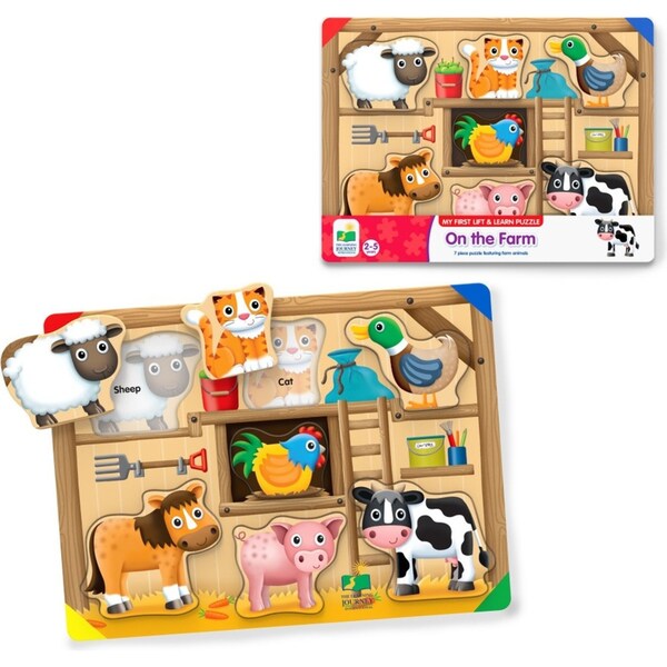 Learning Journey My First Lift & Learn On The Farm Kids Educational Toy 2-5y