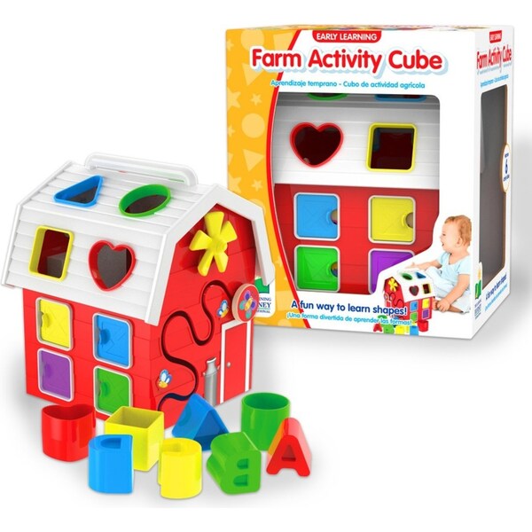 Learning Journey Farm Activity Kids/Children Fun Educational Toy Cube 1-3y