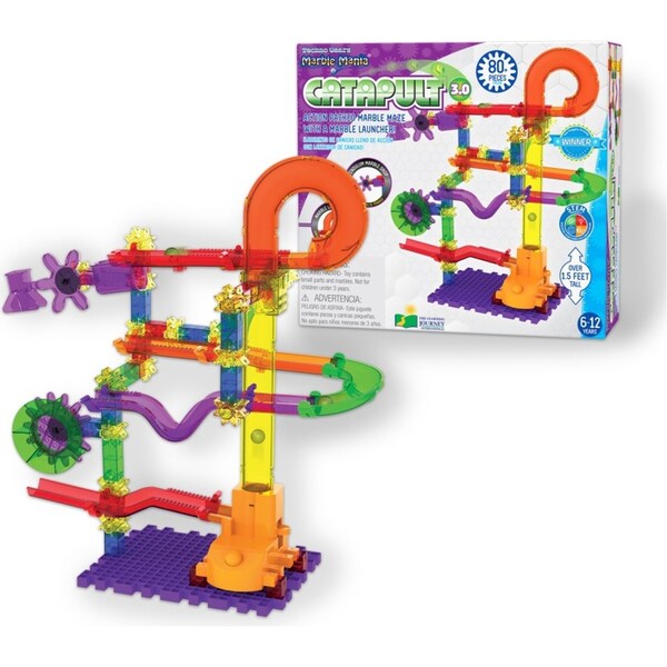 80+ pcs Learning Journey Techno Gears Marble Mania Catapult 3.0 Toy 6-12y