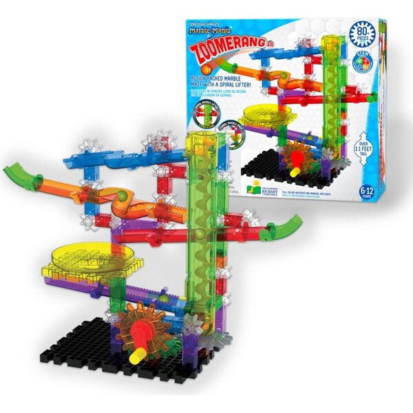 80+ pcs Learning Journey Techno Gears Marble Mania Zoomerang 2.0 Kids 6-12y