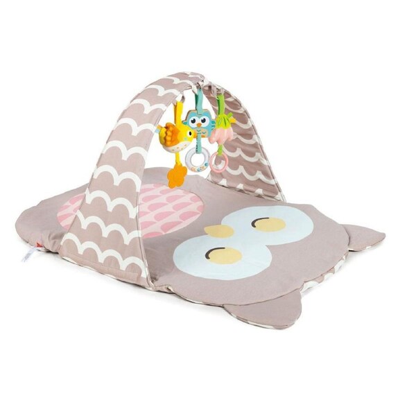 Hape Owl Bed Oscar Plush Infant Comforting Play Mat Sleep Comfort Toy 0M+