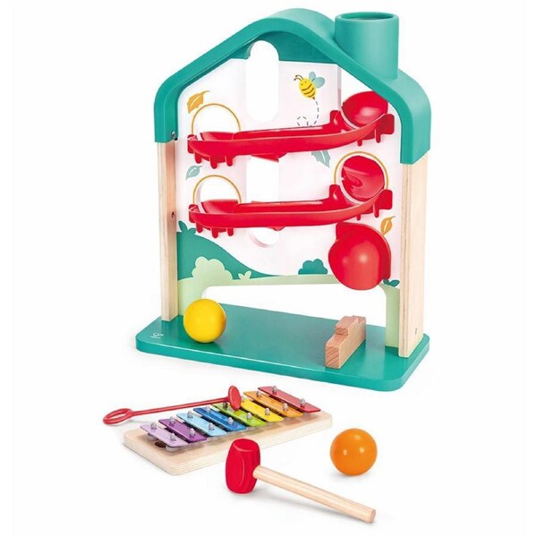 Hape Melody Mansion Ball Run Baby Educational Interactive Fun Play Toy 12M+