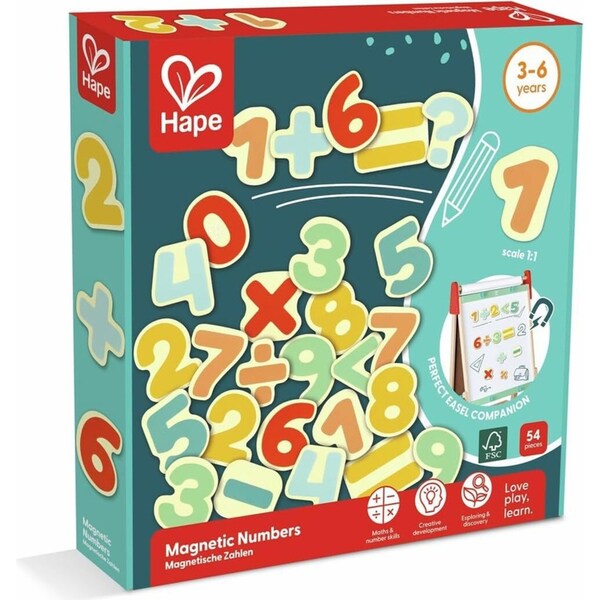 Hape Magnetic Numbers Educational Interactive Kids Learning Fun Play Toy 3Y+