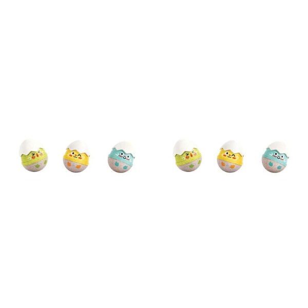 2x Hape Happy Hatchlings Wobble Rattles Baby Sensory Development Child Toy 0M+
