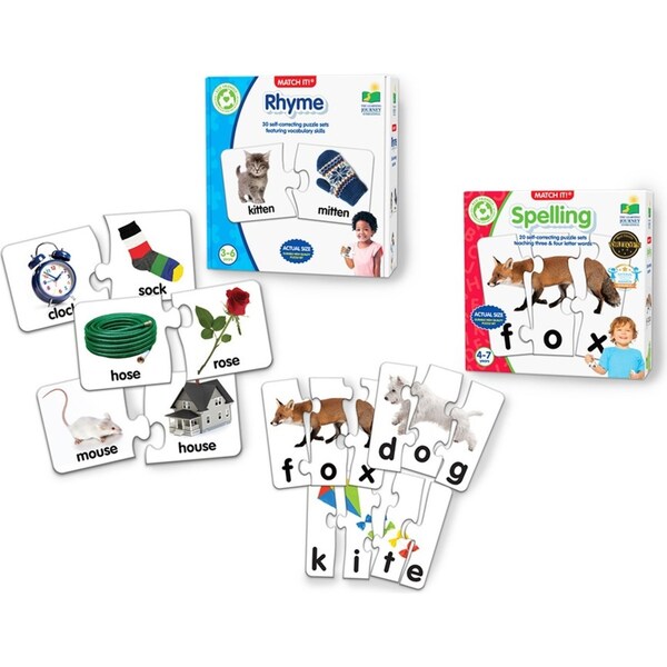 Learning Journey Match It! Rhyme/Match Kids/Child Puzzle Game Toy 3-6y
