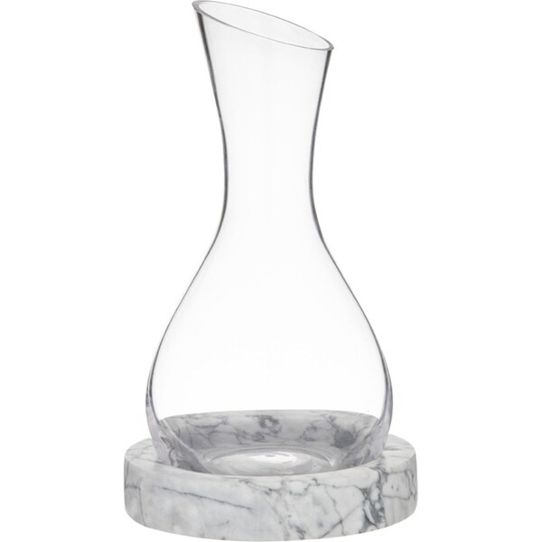 Davis & Waddell Nuvolo Marble Liquor/Whiskey/Scotch Decanter 30cm/1L Grey/Clear