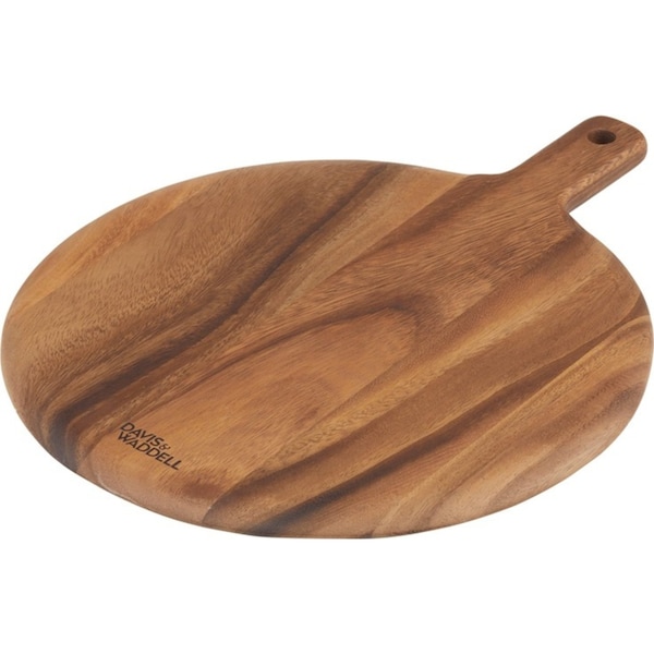 Davis & Waddell Arden Acacia Wood Serving Paddle Board Round 38x30cm Natural