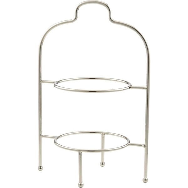 Davis & Waddell Fine Foods Bistro 2-Tier Cake/Dessert Plate Stand 32x50cm Silver
