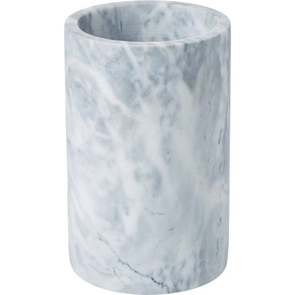 Davis & Waddell Nuvolo Stoneware Marble Utensil Holder Storage 12x19cm Grey