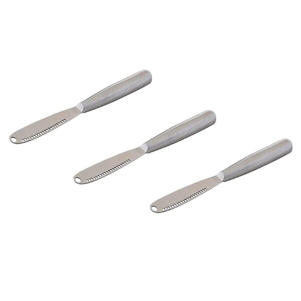 3x Davis & Waddell Stainless Steel Cheese/Butter Curler 30x2cm Spreader Silver