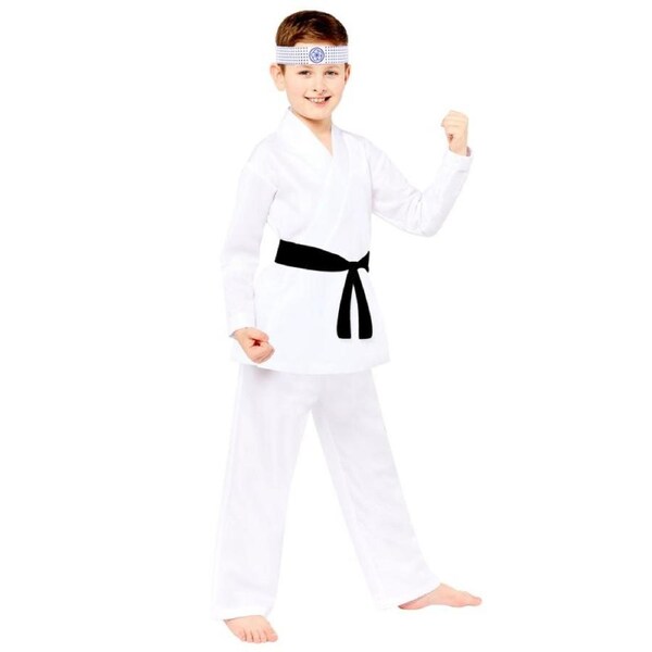 Cobra Kai Miyagi Do Karate Child Costume Size 12-14 Years