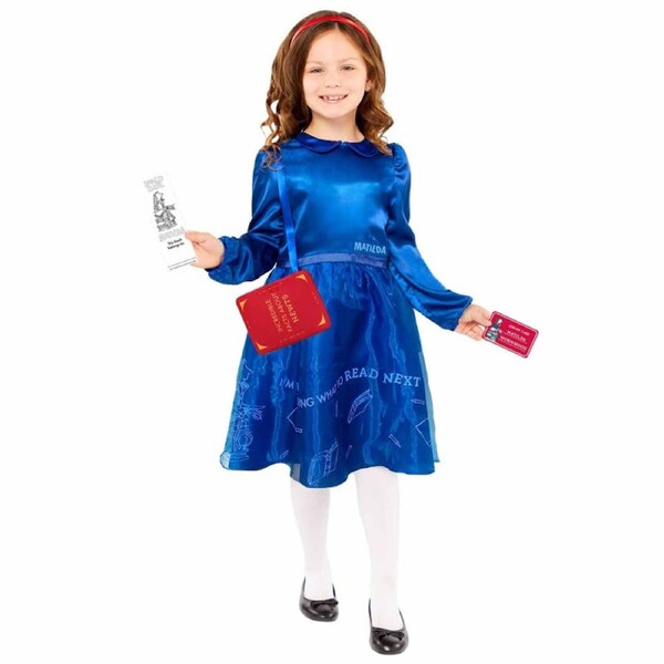 Roald Dahl Matilda Classic Child Costume Size 4-6 Years