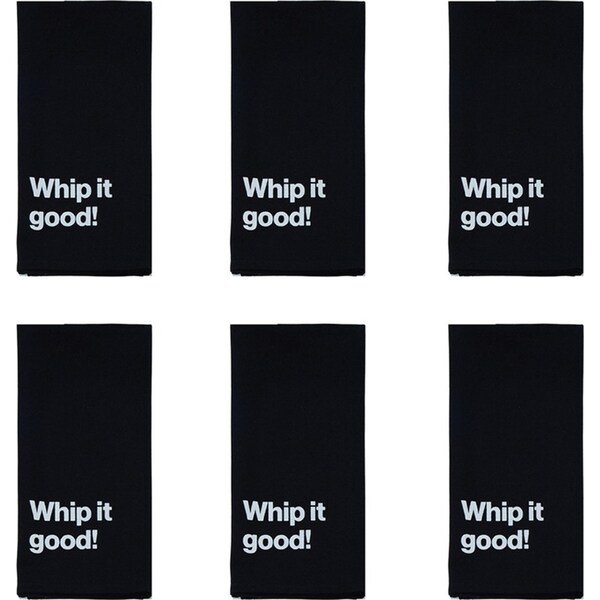 6x Davis & Waddell Essentials Slogan Tea Towel 50x70cm Rectangle Dish Cloth Asst