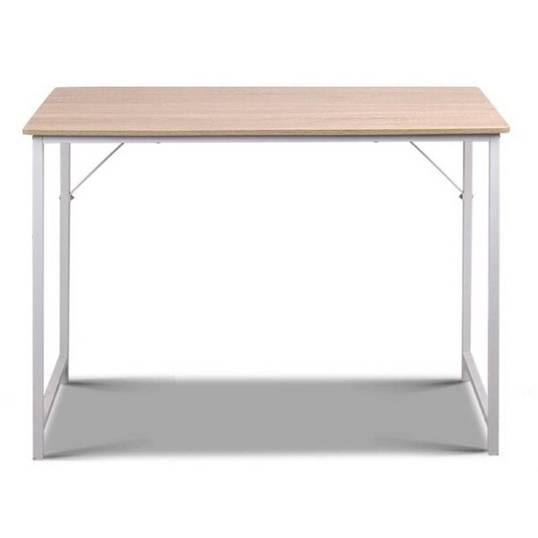 Computer Desk Office Table Student Home Study Workstation 100cm White Desks