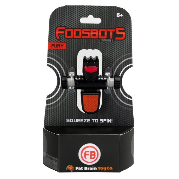 Foosbots Series 3 Fury Black Kids/Children Action Robots Fun Play Toy Set 6+
