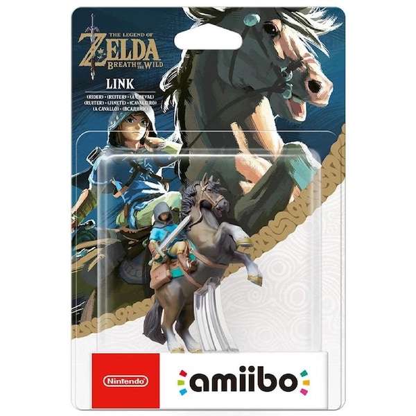 Nintendo Amiibo Figure Zelda Breath Of The Wild Link Rider
