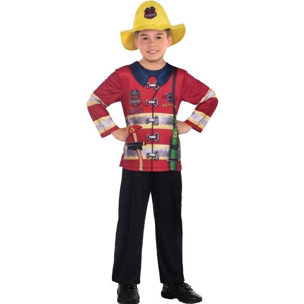 Fireman Sustainable Child Costume Size 2-3 Years