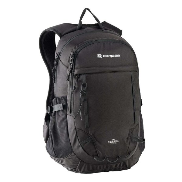 Caribee Valhalla Backpack 26L Black 6112, School & Travel