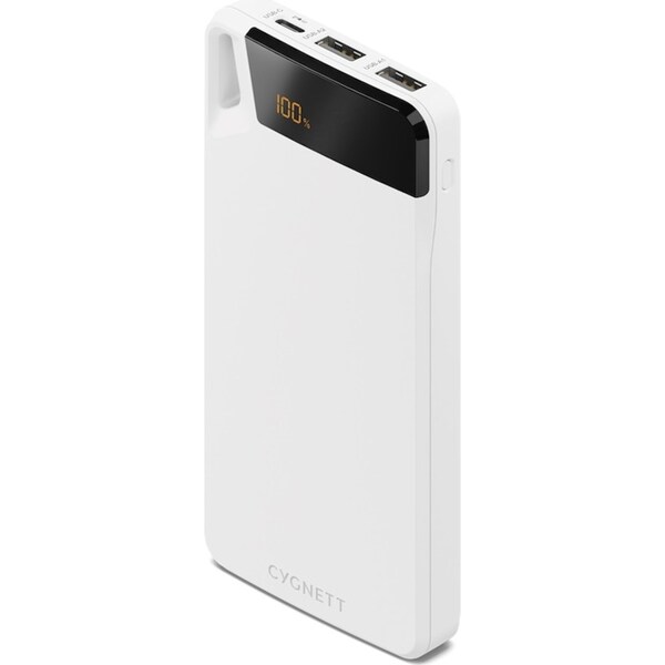 Cygnett Gen4 Boost 10000mAh Power Bank Portable External Battery Charger White