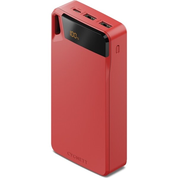 Cygnett Gen4 Boost 10000mAh Power Bank Portable External Battery Charger Red