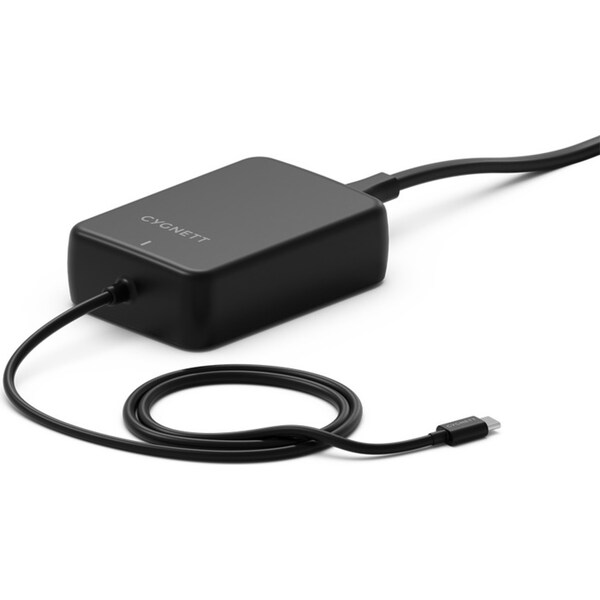 Cygnett PowerMaxx 140W GaN USB-C Laptop Wall Travel/Work Fast Charger Black