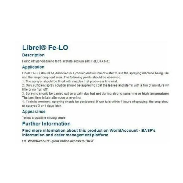BASF LIBREL FE-LO 1kg