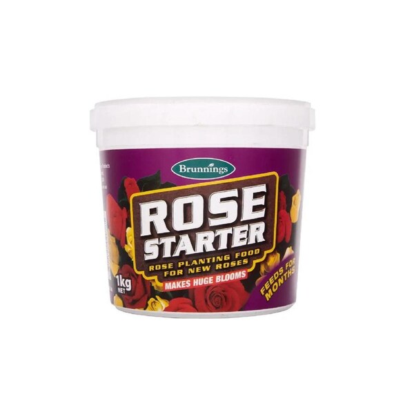 Brunnings Rose Starter 1kg – Boost Growth & Blooms for New Roses