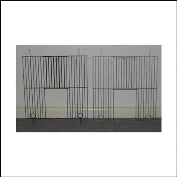 Cage Front - Silver Canary Cage Front (350x357mm) - CFR10