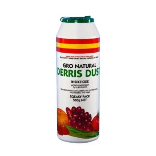 David Grays Gro Natural Derris Dust 500g: Organic Pest Control for Gardens