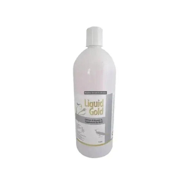 Liquid Gold Calcium & Vitamin D3 Supplement for Birds 1L-calcium supplement