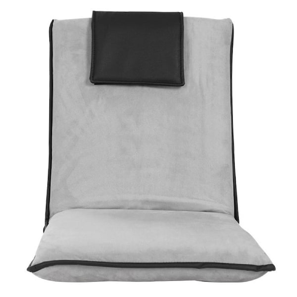 Floor Lounge Sofa Bed Couch Recliner Chair Folding Tatami Cushion Foldable Grey