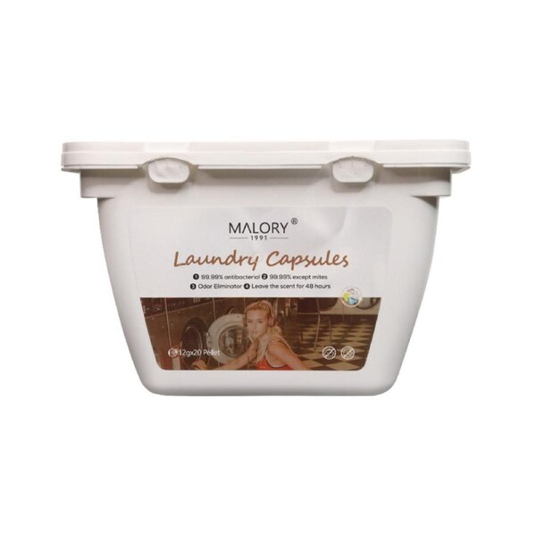 Malory 4 in 1 laundry Capsules 12g*20 Packs
