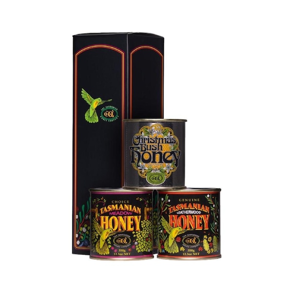 Tasmanian Honey 3*350g Metal Can Gift Set (Not For Sale In WA)