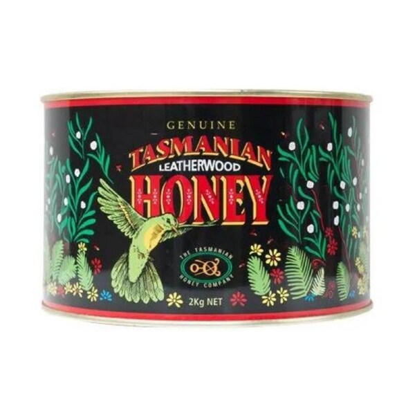 Tasmanian Honey Leatherwood Metal Can 2kg (Not For Sale In WA)