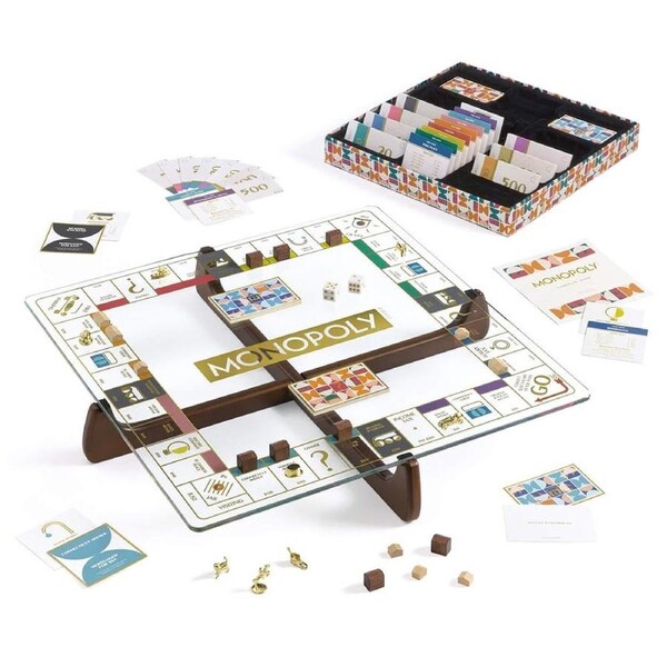 Monopoly Prisma Glass Edition Board Game