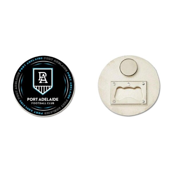 AFL Bottle Opener Magnet - Port Adelaide Power - Aussie Rules