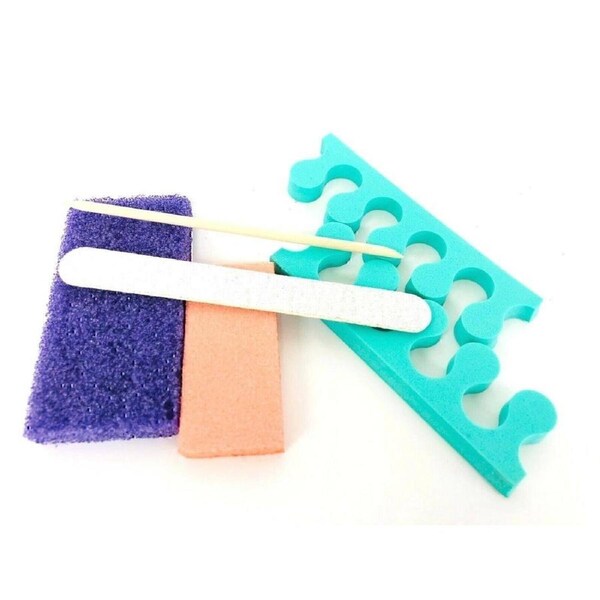 Billionaire Disposable Pedicure Kit Nail File Buffer Toe Separator Pumice 200pcs