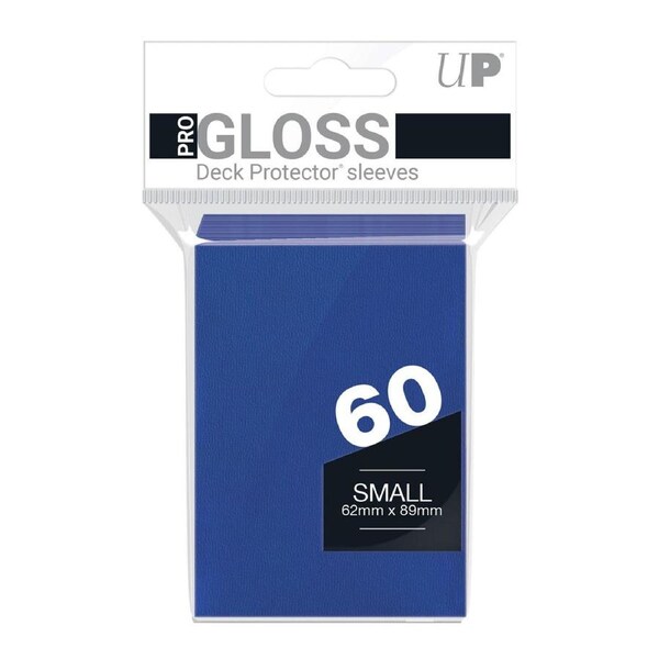 Ultra Pro: PRO-Gloss 60ct Small Deck Protector sleeves: Blue