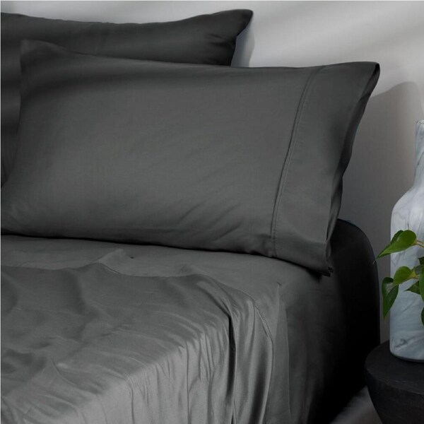 Morrissey 900TC Cotton Rich Sheet Set Charcoal-King