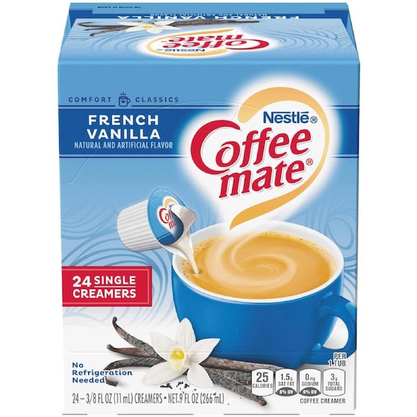 Coffee Mate Liquid Coffee Creamer French Vanilla 24 Pack