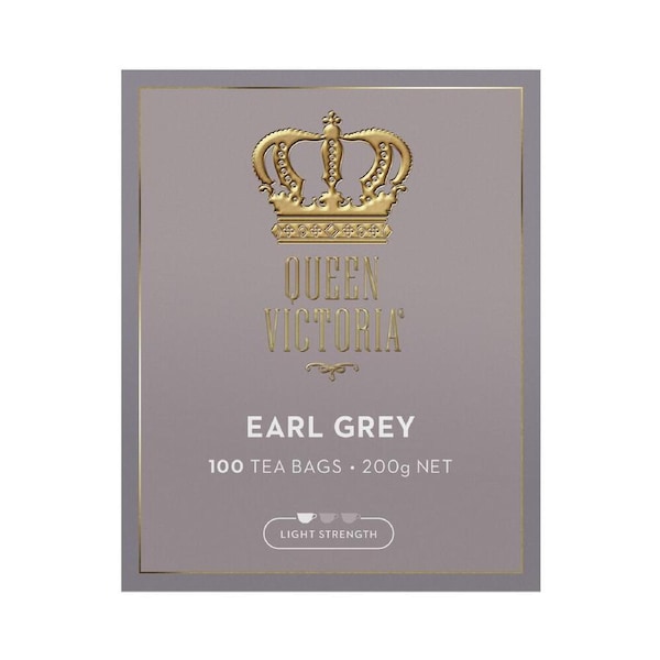 Queen Victoria Earl Grey Premium Tea Bags 100 Pack