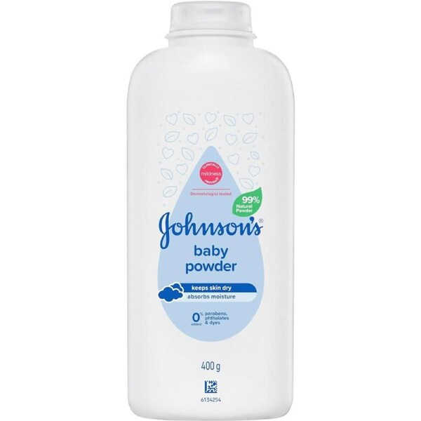 Johnson’s Baby Pure Cornstarch Moisture Absorbing Baby Powder 400g