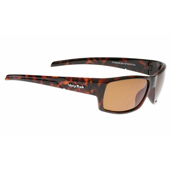 Ugly Fish PT9366 Polarised Lifestyle Wrap Brown Frame/Brown Lens Sunglasses