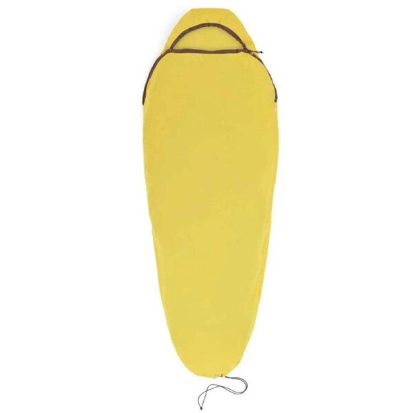 Sea To Summit Reactor Sleeping Bag Liner Compact Mummy with Drawcord Yellow