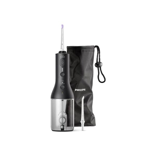 Philips HX3826/33 Sonicare Cordless Power Flosser Portable Dental Cleaner Black