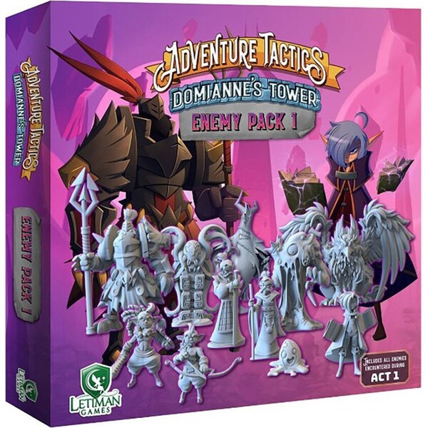 Letiman Games Adventure Tactics Enemy Pack 1 Interactive Fun Play Board Game