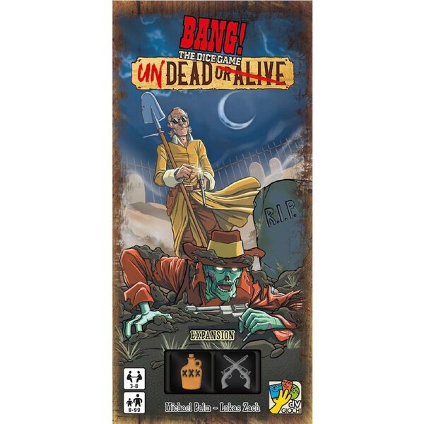 DaVinci Editrice Bang The Dice Game Undead or Alive Kids/Children Card Game 8y+